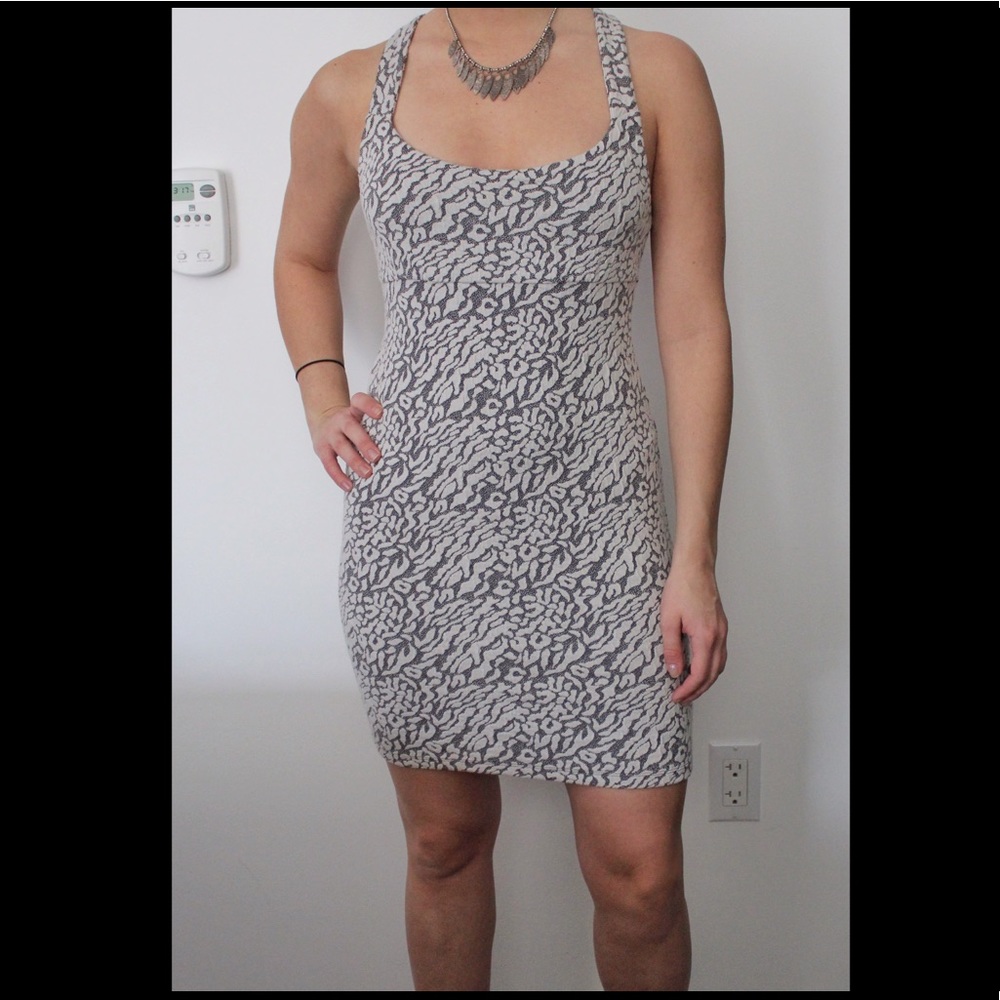 Free People printed/textured dress *LIKE NEW!*